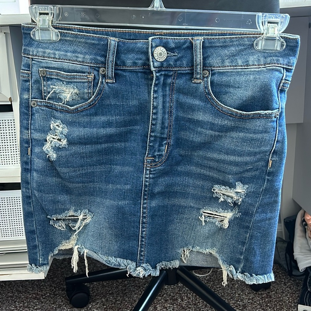 American Eagle, super stretch denim skirt